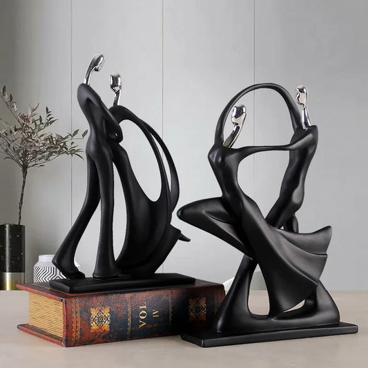 Add Chic Luxury with Our Nordic Dancing Couple Figurines! - LuxycDécor
